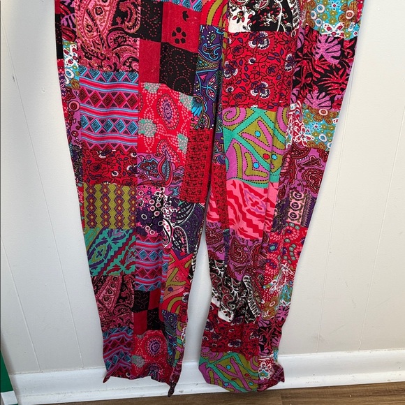 Colorful Patchwork Overalls - Picture 2 of 8